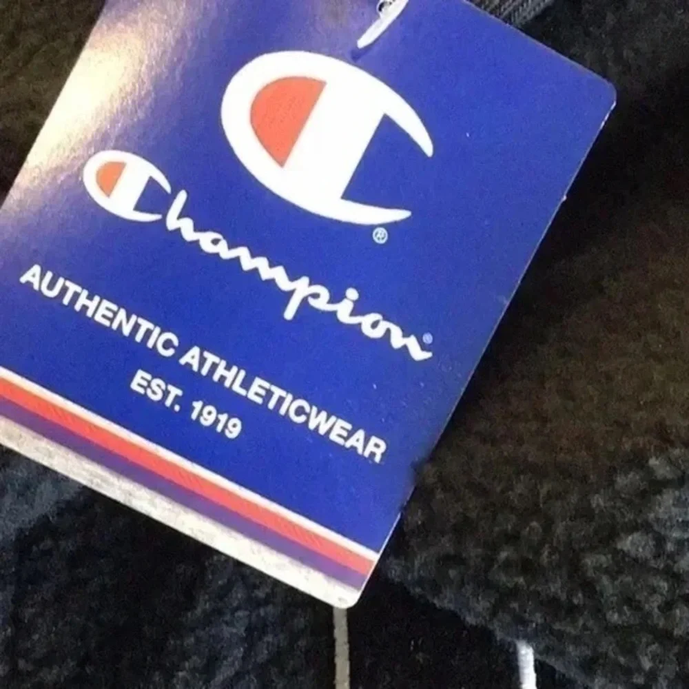 Champion | Heritage Black Full Zip Jacket Small Unisex Fleece - Picture 7 of 9